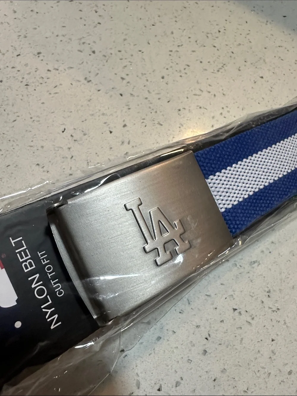 New! LA Dodgers Fabric Belt, new in plastic